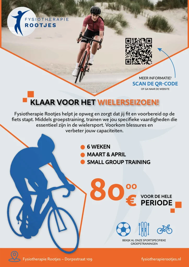 Flyer sportspecifiek wielrennen website