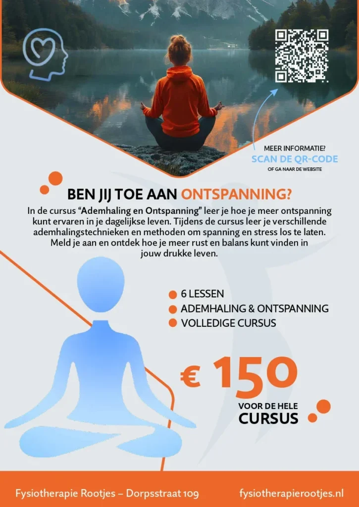 Flyer ademhaling ontspanning